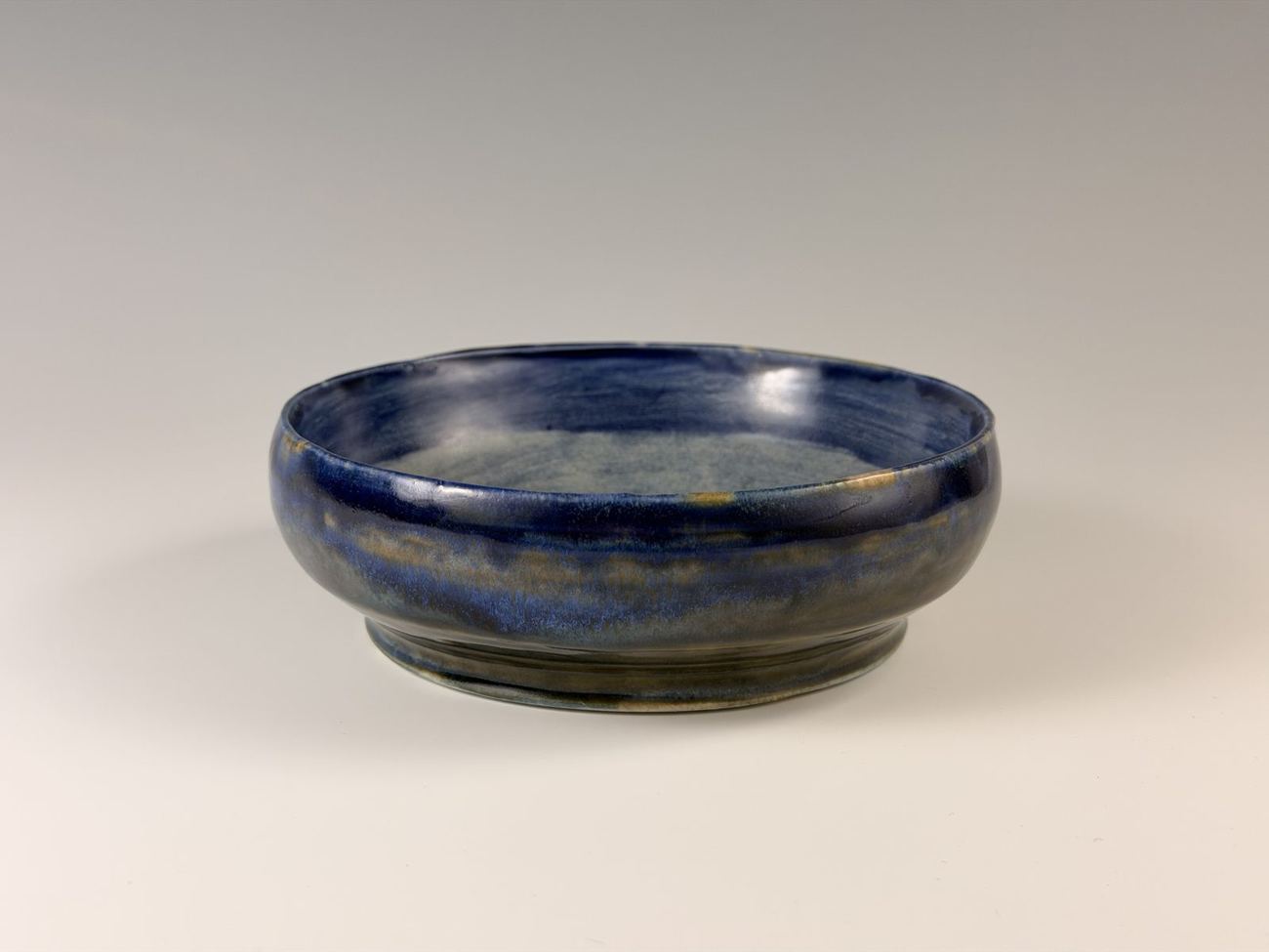 Cobalt serving bowl